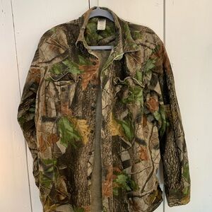 Men's Camouflage Button Down Shirt